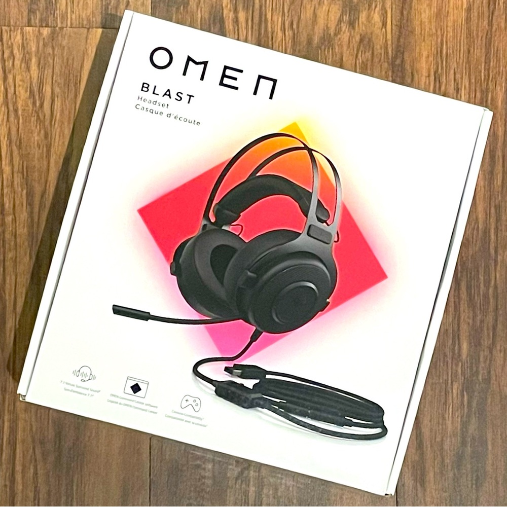 HP OMEN Blast Headset (Headphones with Microphone) in Original Packaging